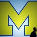 Michigan freshman Glenn Robinson III walks up to the stage at the basketball banquet on Tuesday, April 16. AnnArbor.com I Daniel Brenner